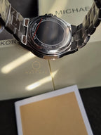 Michael Kors Women’s Quartz Two Tone Stainless Steel Silver Dial 37mm Watch MK6989