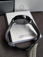 Emporio Armani Mens Chronograph Quartz Stainless Steel Black Dial 43mm Watch AR11142