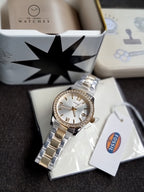 Fossil Scarlette Mini Three-Hand Date Two-Tone Stainless Steel Watch ES4319