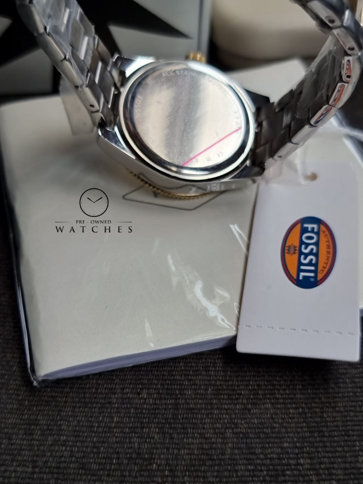 Fossil Scarlette Mini Three-Hand Date Two-Tone Stainless Steel Watch ES4319