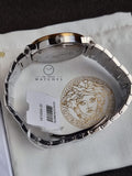 Versace Men’s Quartz Swiss Made Two-tone Stainless Steel Green Dial 41mm Watch VEVI00420