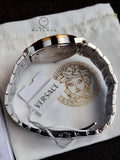 Versace Men’s Quartz Swiss Made Two-tone Stainless Steel Green Dial 41mm Watch VEVI00420