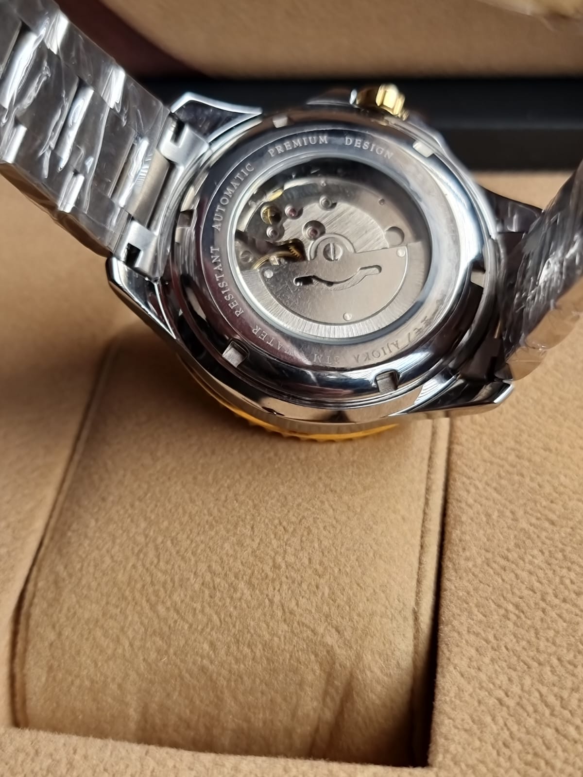 Ajioka Gents Watch Two tone 43mm Dial Size Automatic