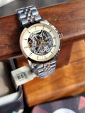 Fossil Men’s Automatic Stainless Steel Beige Dial 40mm Watch ME3075