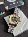 Fossil Men’s Automatic Stainless Steel Beige Dial 40mm Watch ME3075