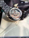 Fossil Men’s Automatic Stainless Steel Beige Dial 40mm Watch ME3075