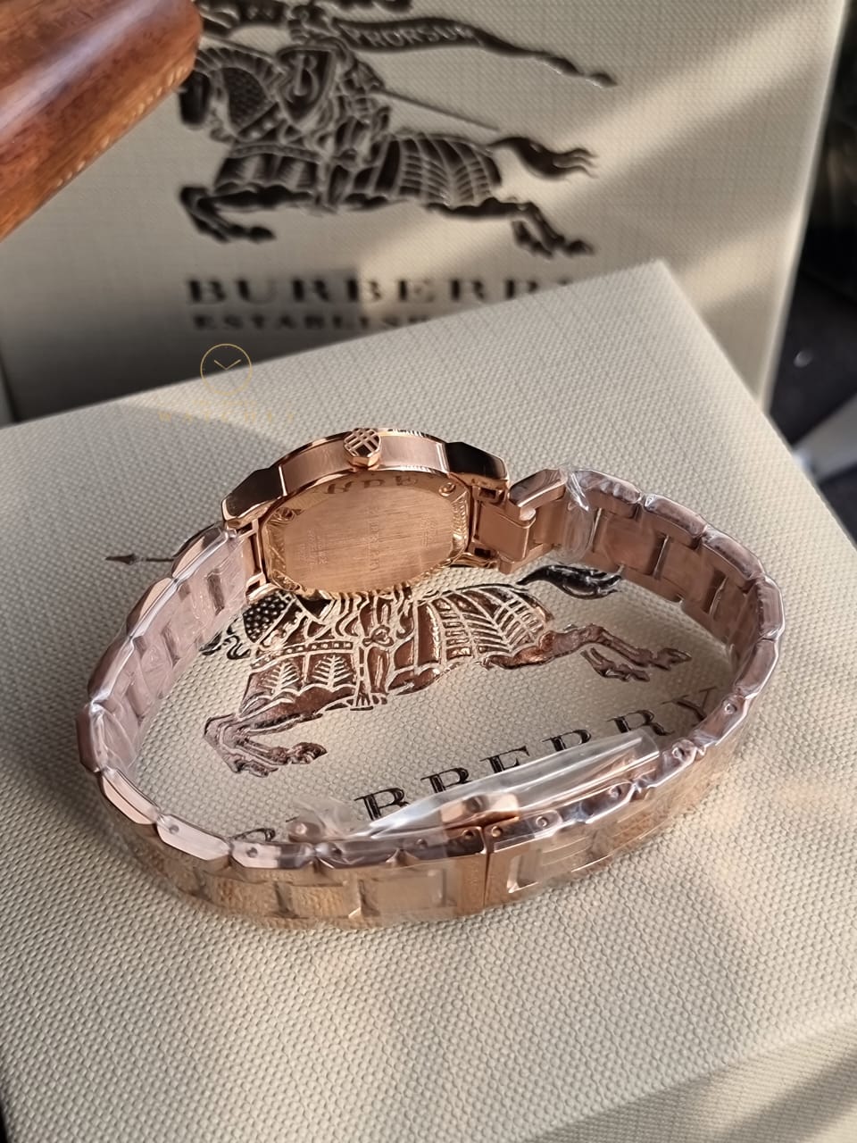 Burberry BU9215 Heritage Rose Gold Swiss Made Womens Watch