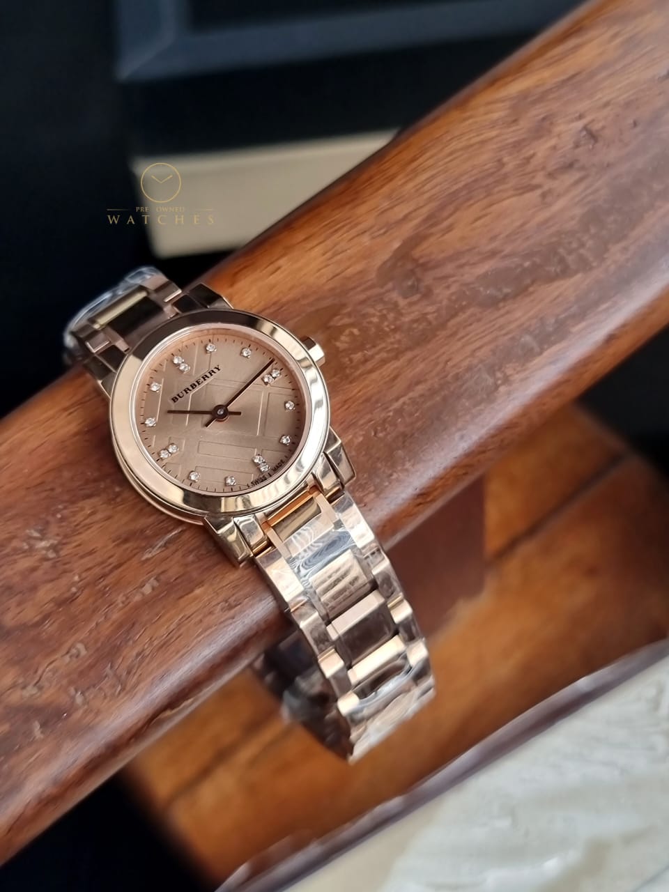 Burberry BU9215 Heritage Rose Gold Swiss Made Womens Watch – Pre