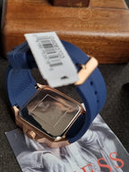 Guess Men’s Quartz Blue Silicone Strap Blue Dial 42mm Watch GW0637G3