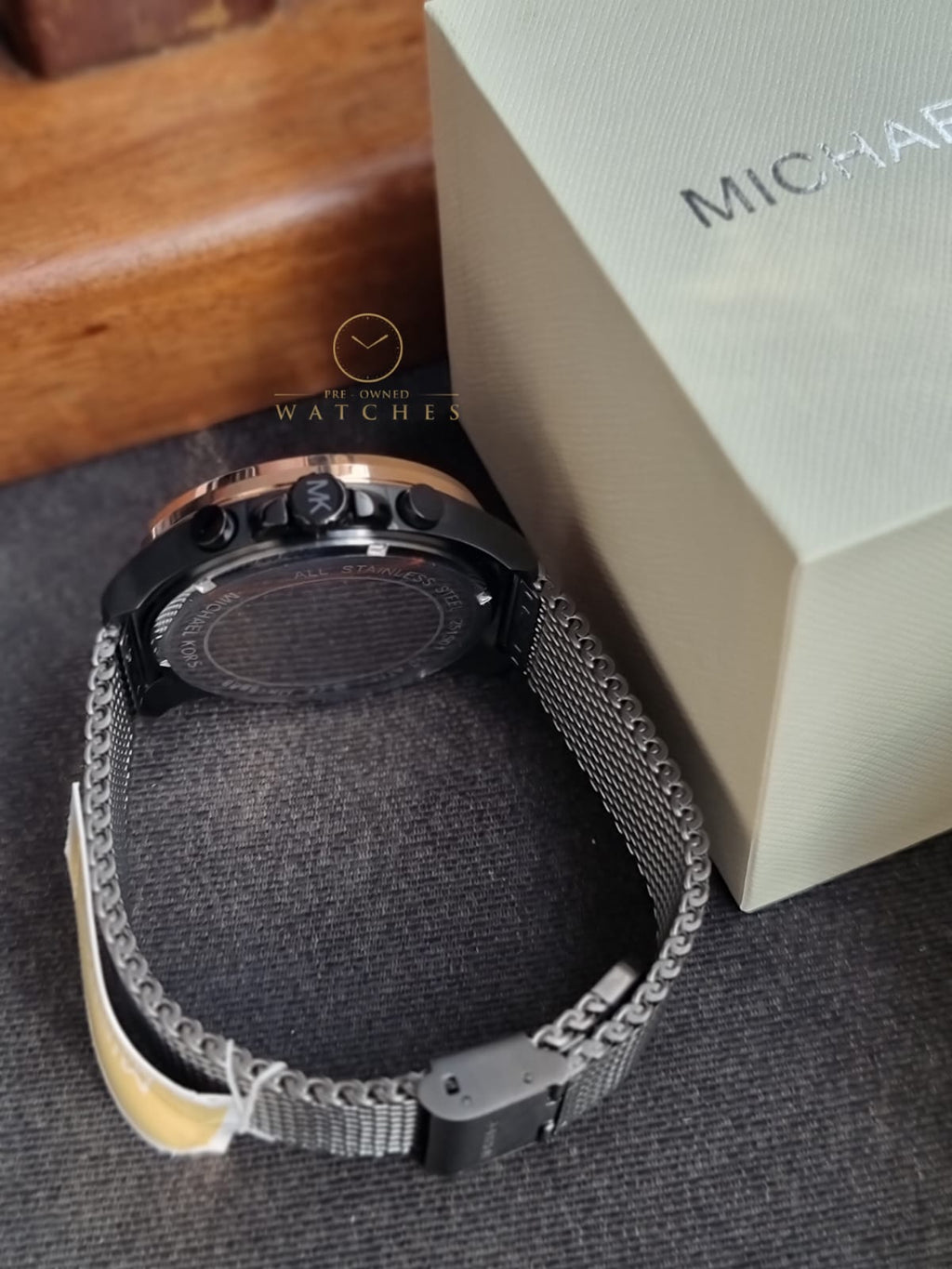Michael Kors Men's Brecken Quartz Watch with Stainless Steel Strap MK8868