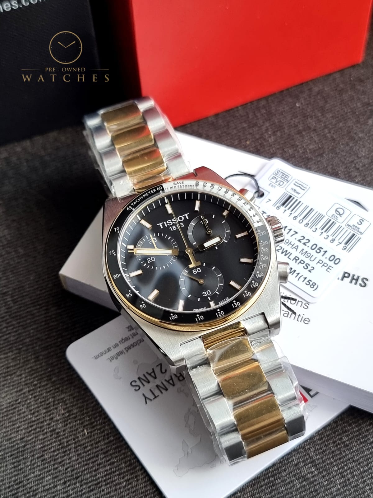 TISSOT  T-Sport Chronograph Quartz Black Dial Men's Watch Item No. T149.417.22.051.00