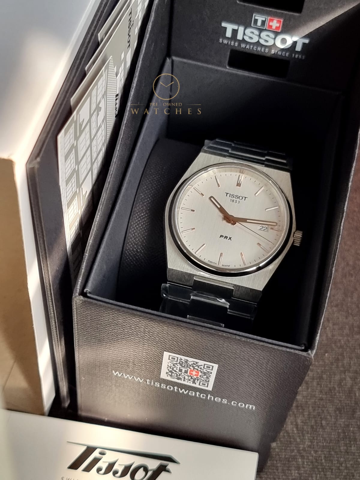TISSOT  PRX Quartz Silver Dial Men's Watch Item No. T137.410.11.031.00