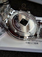 Tissot PRC 200 Silver Stainless Steel Black Dial Chronograph Quartz Watch for Gents - T114.417.11.057.00