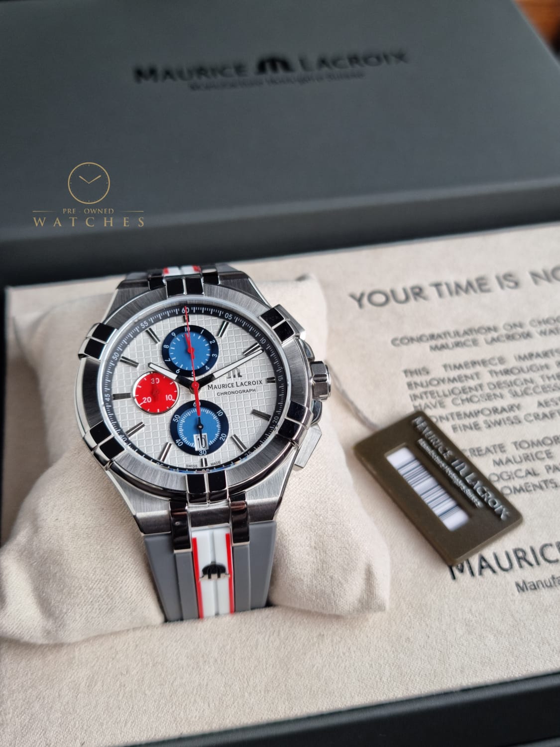 Maurice Lacroix Aikon AI1018-TT031-130-2 Aikon Chronograph Mahindra Racing Watch AI1018.TT031.130.2