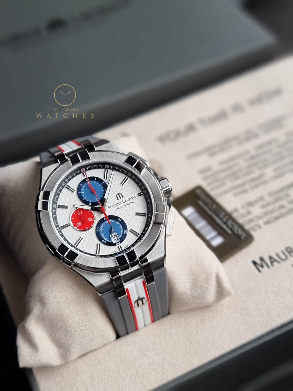 Maurice Lacroix Aikon AI1018-TT031-130-2 Aikon Chronograph Mahindra Racing Watch AI1018.TT031.130.2