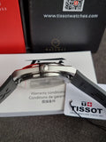 Tissot PRX Blue Silicone Strap Black Dial Quartz Watch for Gents – T137.410.17.041.00