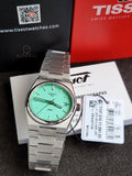 TISSOT PRX Women’s Quartz Swiss Made Silver Stainless Steel Light Green Dial 35mm Watch T137.210.11.091.00