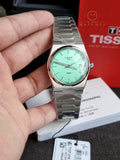 TISSOT PRX Women’s Quartz Swiss Made Silver Stainless Steel Light Green Dial 35mm Watch T137.210.11.091.00