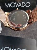 Movado Men’s Swiss Made Quartz Stainless Steel Blue Dial 40mm Watch 0607353