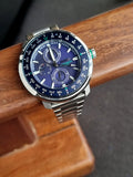 Wired Sub Brand Of Seiko Blue Dial Chronograph Quartz Watch
