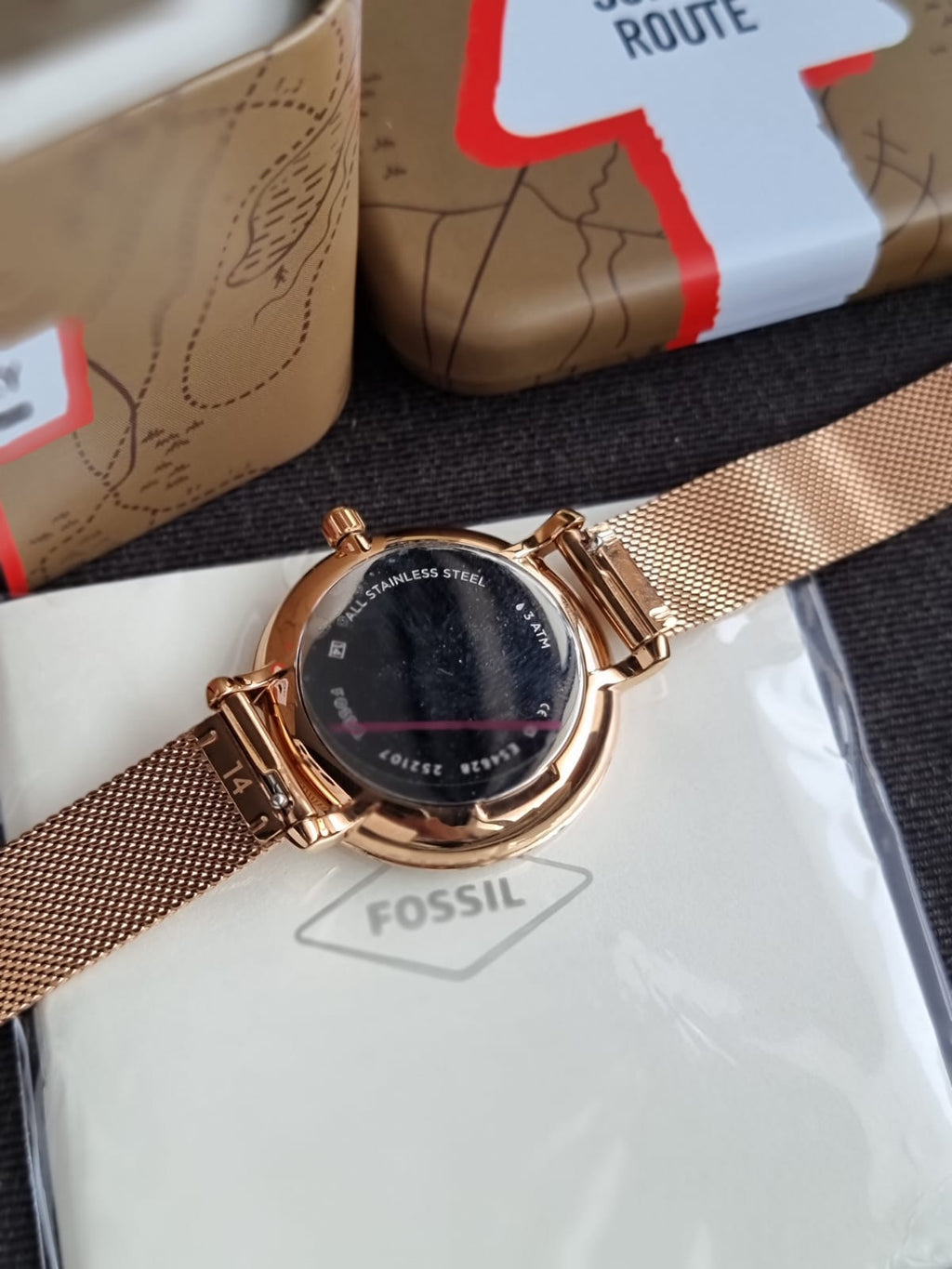 Fossil Women's Jacqueline Quartz Stainless Steel Three-Hand Watch
