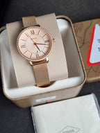Fossil Women's Jacqueline Quartz Stainless Steel Three-Hand Watch