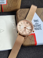 Fossil Women's Jacqueline Quartz Stainless Steel Three-Hand Watch