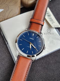 Fossil Men's Minimalist Stainless Steel Slim Casual Watch (Model: FS5304)