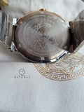 Versace Men’s Quartz Swiss Made Silver Stainless Steel Blue Dial 43mm Watch VEZ900221