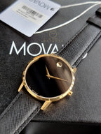 Movado Museum Black Dial Men's Watch 0607195
