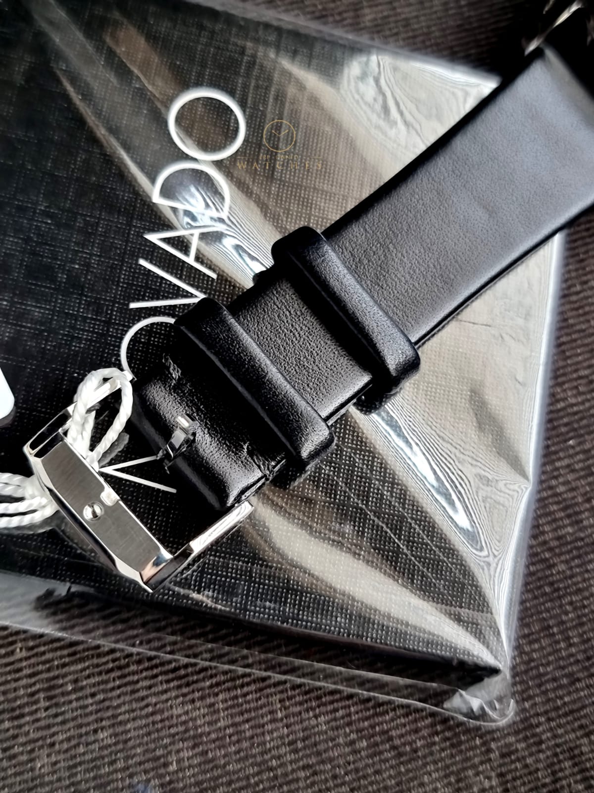 Movado Museum Black Leather Strap Black Dial Quartz Watch for Gents - Movado 0606502