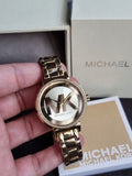 Michael Kors Women’s Quartz Stainless Steel Champagne Dial 39mm Watch MK5784