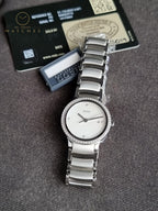 Rado Ladies R30936903 Centrix White Dial Diamonds Watch