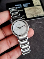 Rado Ladies R30936903 Centrix White Dial Diamonds Watch