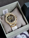 Guess Women’s Quartz Gold Stainless Steel Gold & Black Dial 36mm Watch GW0320L5