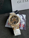 Guess Women’s Quartz Gold Stainless Steel Gold & Black Dial 36mm Watch GW0320L5