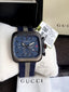 Gucci Coupe Blue-Gray-Blue Web Nylon Nato Blue Guilloche Dial Chronograph Quartz Watch for Gents - YA131203