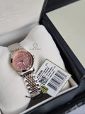 GuGucci Women’s Quartz Two Tone Stainless Steel Pink Mother Of Pearl Dial 27mm Watch YA126536