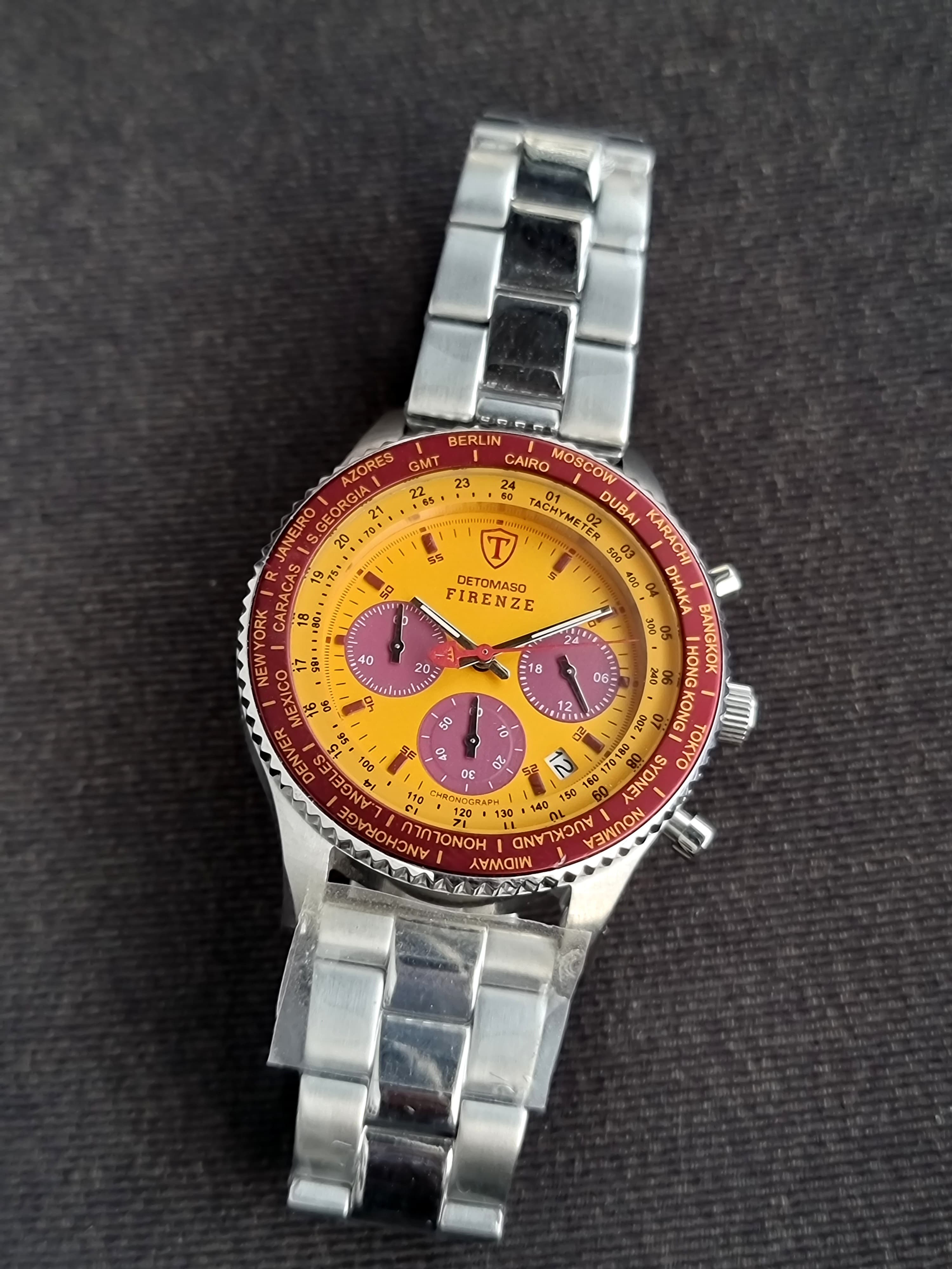 DETOMASO Firenze SL1624C(CH1) Gents Watch 42mm Quartz Watch