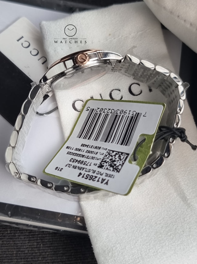 GUCCI Timeless Diamond Two-tone Ladies Watch YA126514 Main Image