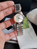 GUCCI Timeless Diamond Two-tone Ladies Watch YA126514