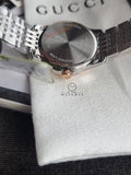 GUCCI Timeless Diamond Two-tone Ladies Watch YA126514