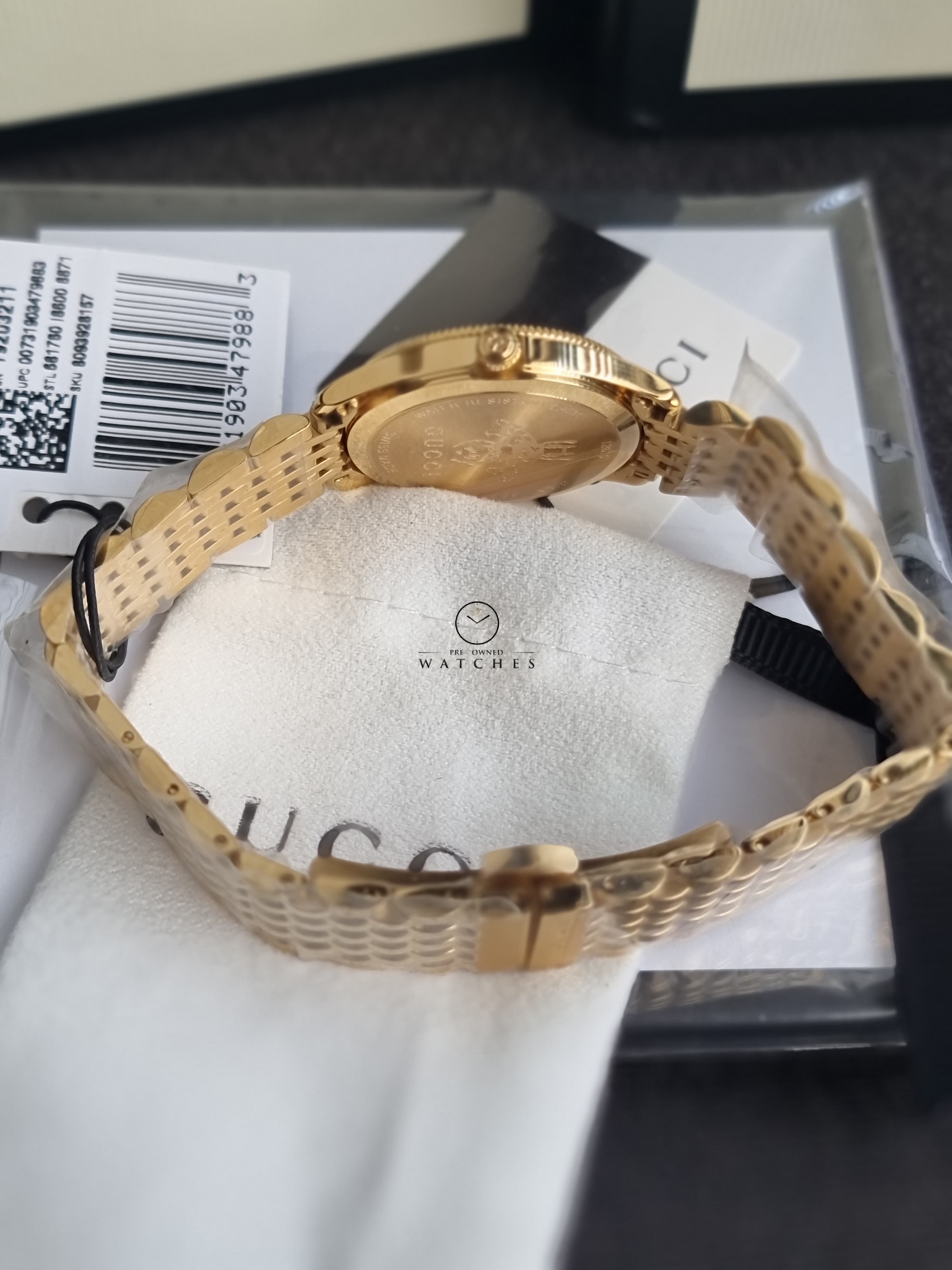 GUCCIG-Timeless Quartz Silver Dial Ladies Watch YA1265021