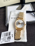 GUCCIG-Timeless Quartz Silver Dial Ladies Watch YA1265021