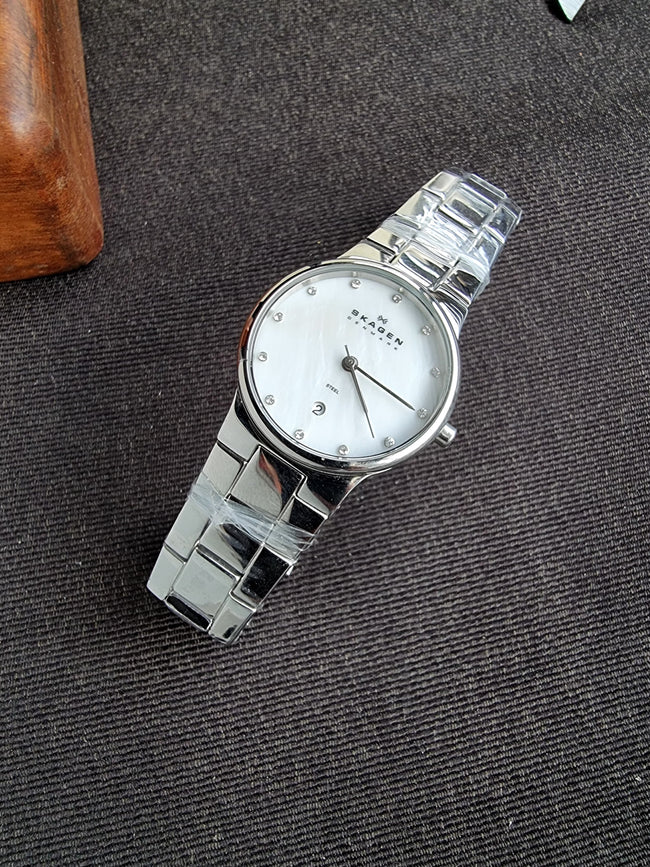 Skagen 455SSX Ladies Watch 28mm Dial Size Quartz Watch Hover Image