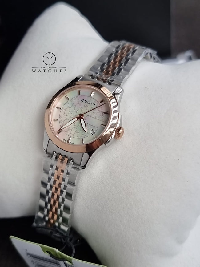 Gucci Quartz Watch/Analog/ Steel/Ya126537/G Timeless 654 Hover Image
