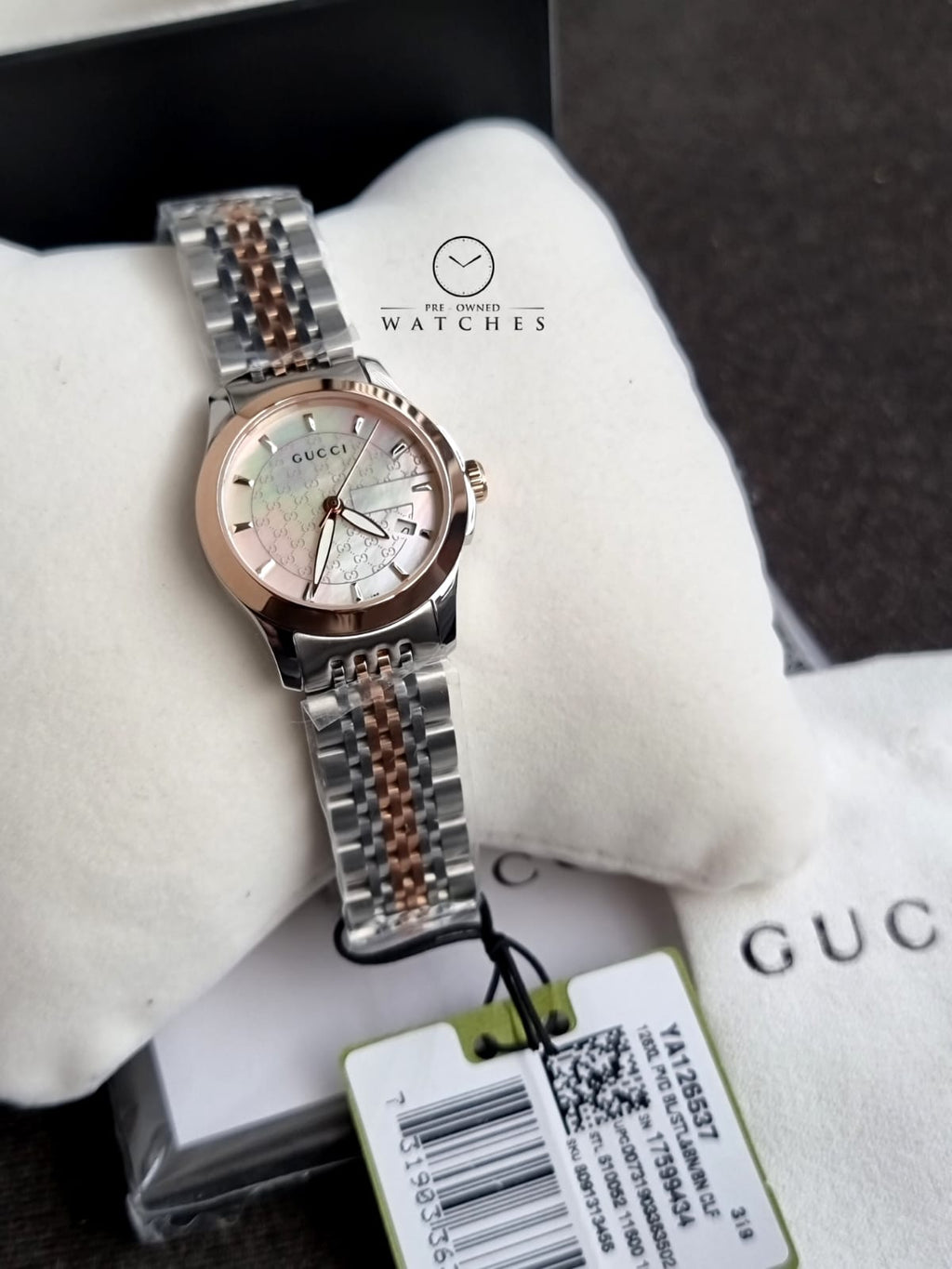 Gucci Quartz Watch/Analog/ Steel/Ya126537/G Timeless 654
