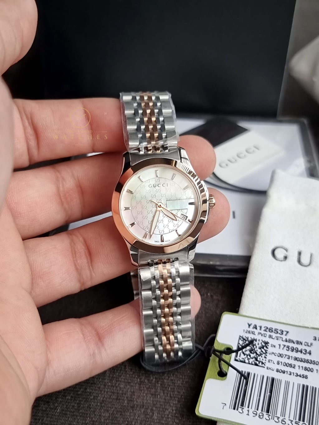 Gucci Quartz Watch/Analog/ Steel/Ya126537/G Timeless 654