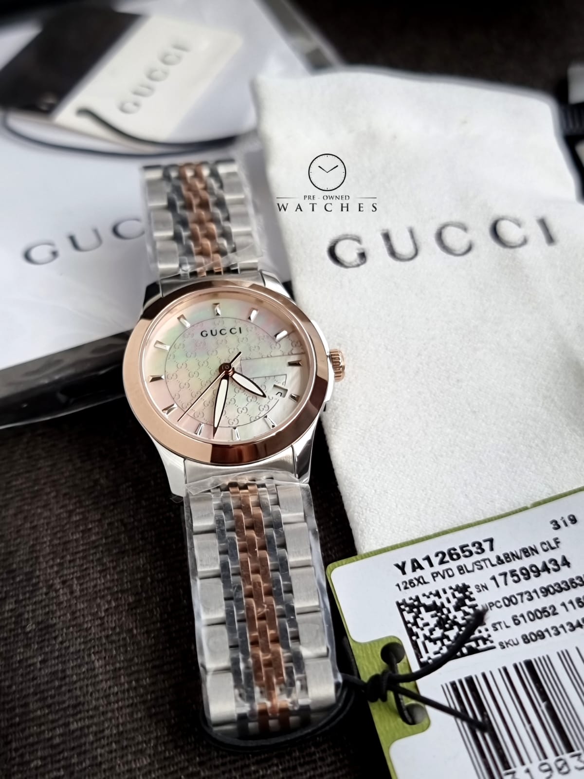 Gucci Quartz Watch/Analog/ Steel/Ya126537/G Timeless 654