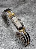 Skagen Rectangular White Dial Quartz Watch